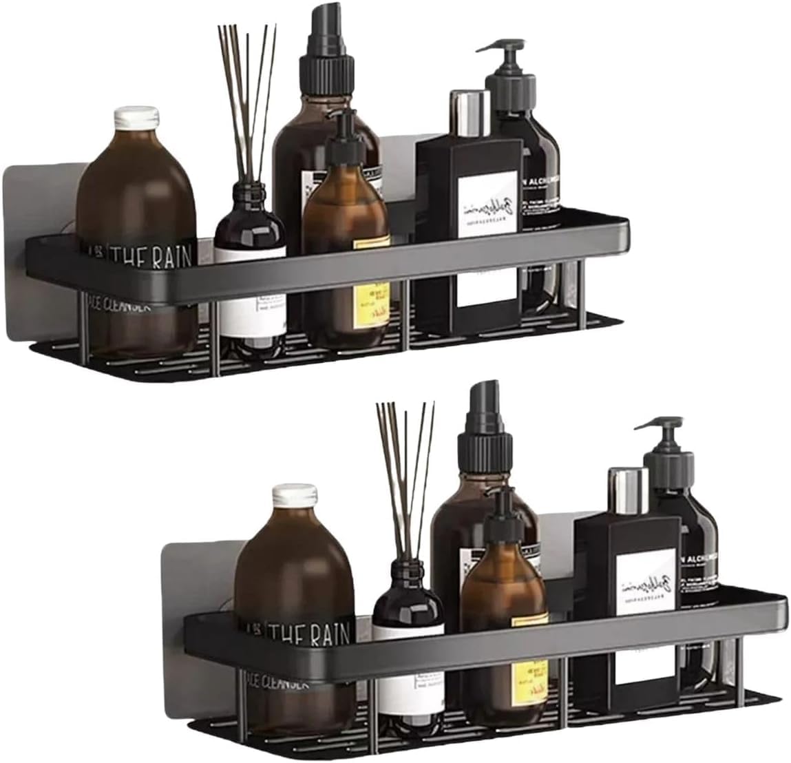 Kit 2 Prateleiras Para Banheiro Porta Shampoo