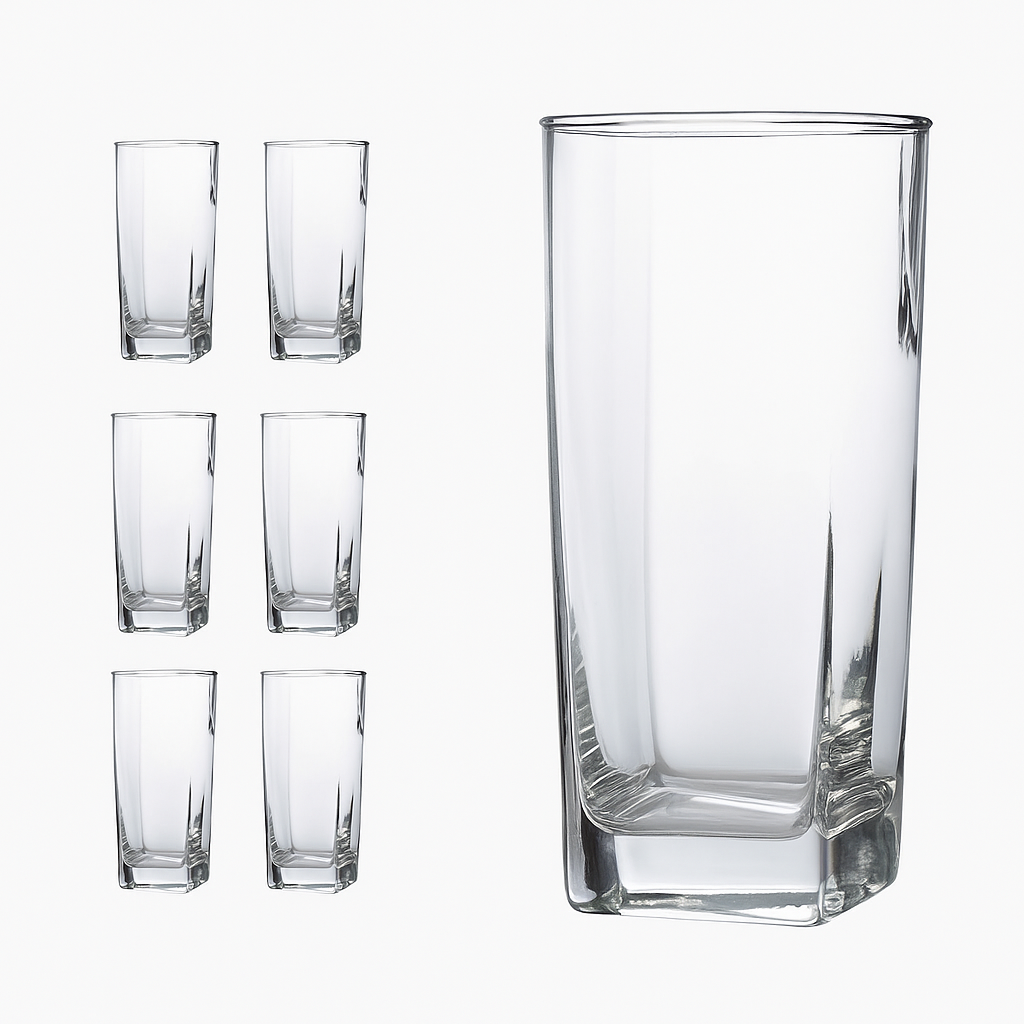 Jogo 6 Copos 320 ML Transparente Bali