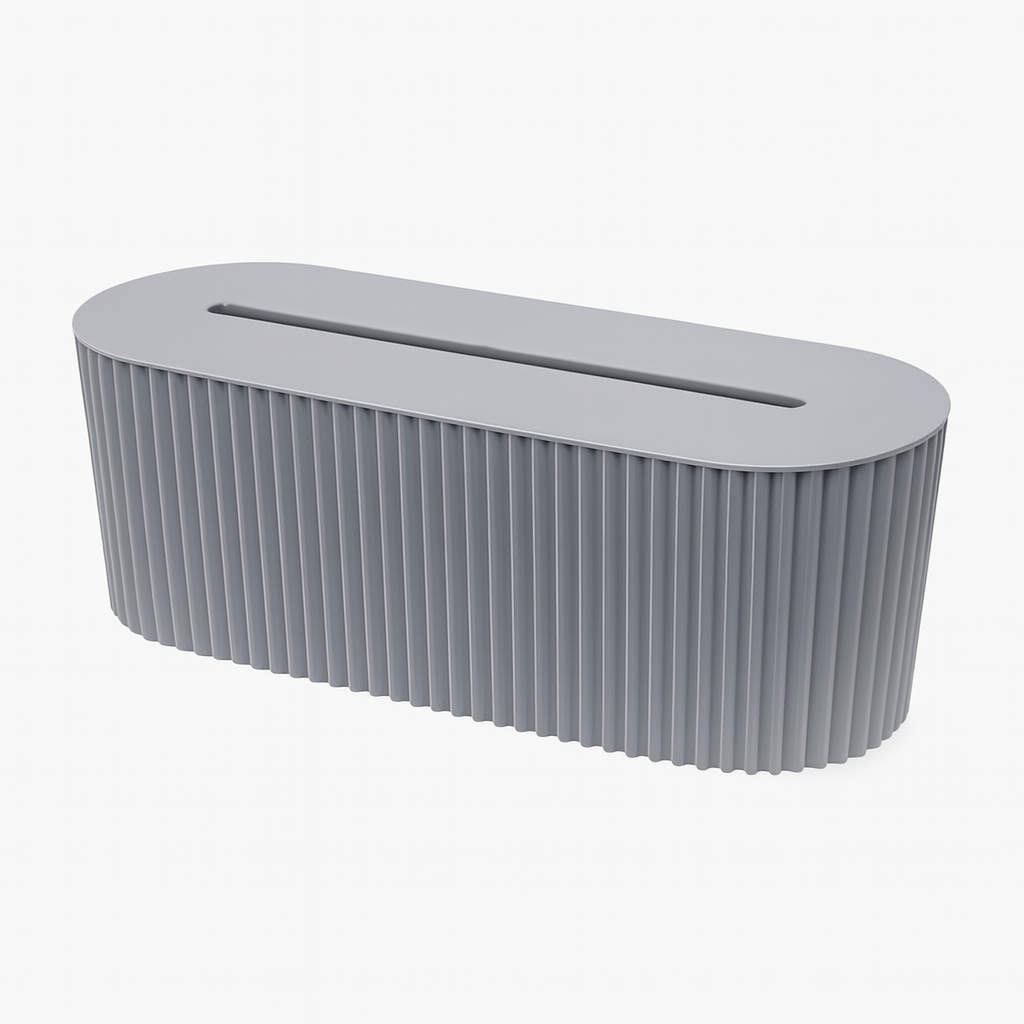 Caixa Organizadora de Cabos com Tampa Antipoeira Titan